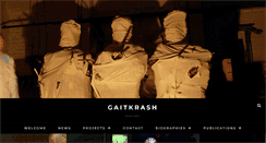 Desktop Screenshot of gaitkrash.com